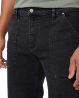 The Duer Ltd Mens Stretch Canvas Utility Trousers in Black