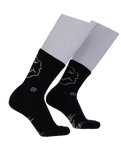 The Hurley Mens Smile Socks in Black