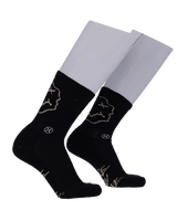 The Hurley Mens Smile Socks in Black