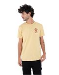 The Hurley Mens Dancer T-Shirt in Hazelnut