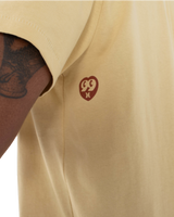 The Hurley Mens Heart Pocket T-Shirt in Hazelnut