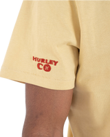 The Hurley Mens Heart Pocket T-Shirt in Hazelnut