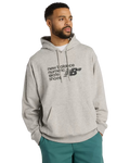 The New Balance Mens Numeric French Terry Hoodie in Athletic Grey