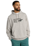 The New Balance Mens Numeric French Terry Hoodie in Athletic Grey
