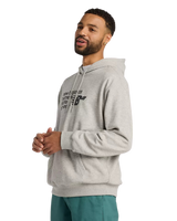 The New Balance Mens Numeric French Terry Hoodie in Athletic Grey