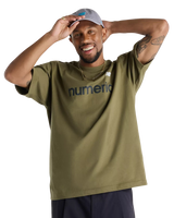 The New Balance Mens Numeric Cotton T-Shirt in Olive