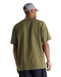 The New Balance Mens Numeric Cotton T-Shirt in Olive