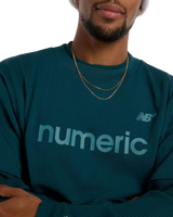 The New Balance Mens Numeric Cotton T-Shirt in Medusa