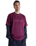 The New Balance Mens Numeric Cotton T-Shirt in Mulled Wine