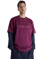 The New Balance Mens Numeric Cotton T-Shirt in Mulled Wine