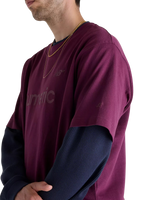 The New Balance Mens Numeric Cotton T-Shirt in Mulled Wine