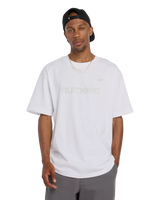 The New Balance Mens Numeric Cotton T-Shirt in White