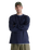 The New Balance Mens Numeric Waffle Knit Long Sleeve Henley T-Shirt in Dark Night