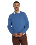 The New Balance Mens Numeric French Terry Sweatshirt in Magic Blue