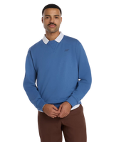 The New Balance Mens Numeric French Terry Sweatshirt in Magic Blue