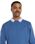 The New Balance Mens Numeric French Terry Sweatshirt in Magic Blue