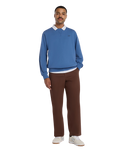 The New Balance Mens Numeric French Terry Sweatshirt in Magic Blue