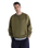 The New Balance Mens Numeric French Terry Sweatshirt in Olive
