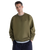 The New Balance Mens Numeric French Terry Sweatshirt in Olive