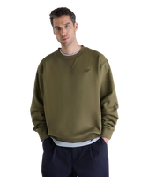 The New Balance Mens Numeric French Terry Sweatshirt in Olive