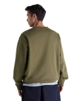 The New Balance Mens Numeric French Terry Sweatshirt in Olive