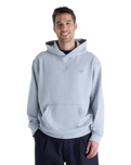 The New Balance Mens Numeric French Terry Hoodie in Athletic Grey