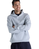 The New Balance Mens Numeric French Terry Hoodie in Athletic Grey