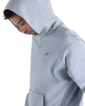 The New Balance Mens Numeric French Terry Hoodie in Athletic Grey