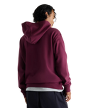 The New Balance Mens Numeric French Terry Hoodie in Mulled Wine