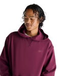 The New Balance Mens Numeric French Terry Hoodie in Mulled Wine