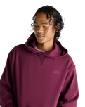 The New Balance Mens Numeric French Terry Hoodie in Mulled Wine