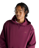 The New Balance Mens Numeric French Terry Hoodie in Mulled Wine