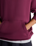 The New Balance Mens Numeric French Terry Hoodie in Mulled Wine