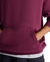 The New Balance Mens Numeric French Terry Hoodie in Mulled Wine