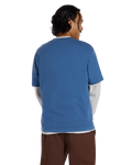 The New Balance Mens Numeric Small Logo T-Shirt in Magic Blue