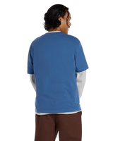 The New Balance Mens Numeric Small Logo T-Shirt in Magic Blue