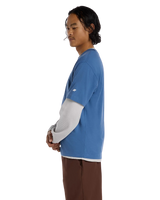 The New Balance Mens Numeric Small Logo T-Shirt in Magic Blue