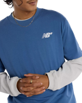 The New Balance Mens Numeric Small Logo T-Shirt in Magic Blue