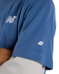 The New Balance Mens Numeric Small Logo T-Shirt in Magic Blue