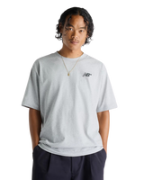 The New Balance Mens Numeric Small Logo T-Shirt in Athletic Grey