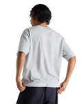 The New Balance Mens Numeric Small Logo T-Shirt in Athletic Grey