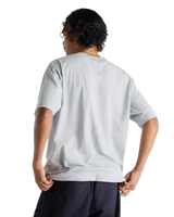 The New Balance Mens Numeric Small Logo T-Shirt in Athletic Grey
