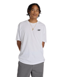 The New Balance Mens Numeric Small Logo T-Shirt in White