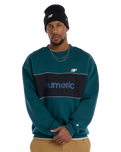 The New Balance Mens Numeric Team Sweatshirt in Medusa