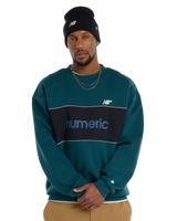The New Balance Mens Numeric Team Sweatshirt in Medusa