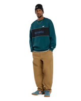 The New Balance Mens Numeric Team Sweatshirt in Medusa