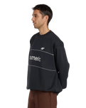 The New Balance Mens Numeric Team Sweatshirt in Black