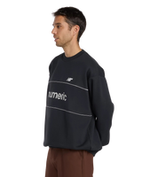 The New Balance Mens Numeric Team Sweatshirt in Black
