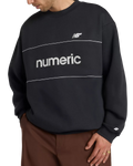 The New Balance Mens Numeric Team Sweatshirt in Black