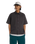 Numeric Button Up Shirt in Faded Black